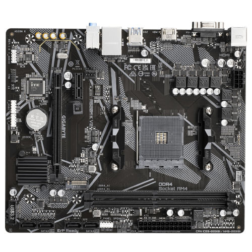 Tarjeta Madre Gigabyte UD A520M K V2 2xDDR4 64GB 5100Mhz HDMI D-Sub PCIe 30 M2 S AM4 Ryzen mATX