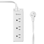 Tira Multicontacto Steren de 9 Salidas Longitud 11m Blanco