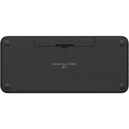 Teclado Bluetooth Logitech Pebble Keys 2 K380S Emparejamiento Multidispositivo Inalámbrico Color Grafito