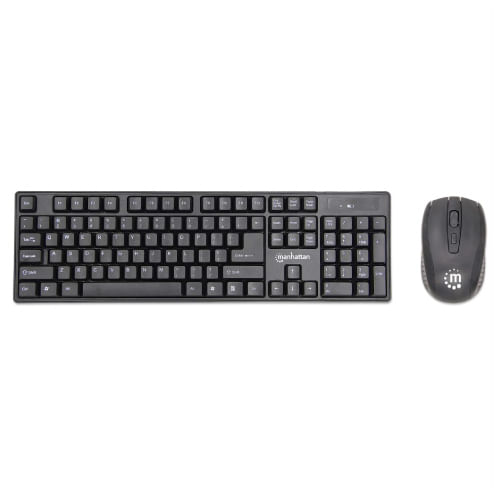 70749 - Teclado y mouse Manhattan optico inalambrico combo