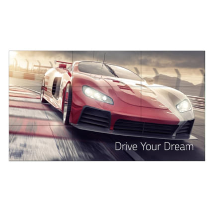 Pantalla LG 55" 55VM5J 500 nits Bezel 174mm Panel Bezel to Panel Bezel 13mm TL 044mm BR Depth 869 mm Int