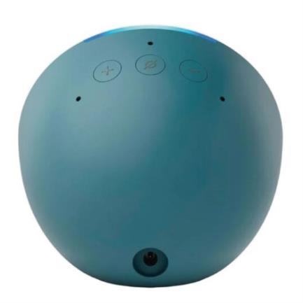 Bocina Inteligente Alexa Amazon Echo Pop Proyección Frontal de 195" Wi-Fi/Bluetooth Color Verde Azulado