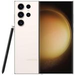Smartphone Samsung S23 Ultra 68" 256GB/12GB Cámara 200MP+12MP+10MP+10MP/12MP Octacore Android 13 Color Crema