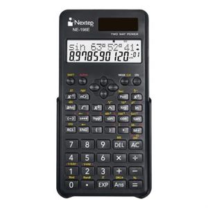 Calculadora Nextep Cientifica 10+2 Digitos Doble Linea 240 Funciones Solar/Bateria Nxpcacab016