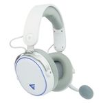 Diadema Game Factor HSB600 Gaming Inalámbrica RGB Triple Conectividad Micrófono Removible Surround 71 Color Blanco