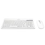 Kit Perfect Choice Teclado+Ratón 24Ghz+Bluetooth Recargable USB-C/USB-A Zebrary Blanco