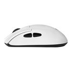 MOUSE GAME FACTOR MOW800 INALAMBRICO WIRELESS 24G BT PIXART 3395 26000 DPI 4K HZ BASE RGB ULTRALIGERO 56G BLANCO