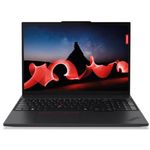 LAPTOP LENOVO ThinkPad T16 G3 Intel Core Ultra 5 125U Non Touch Windows 11 Pro 64 16 GB 512GB SSD Wired Ethernet 3YR Premier Support Black with Number Pad Spanish