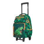 MOCHILA CON RUEDAS XTREME SET DE 3 PIEZAS GREEN DINO
