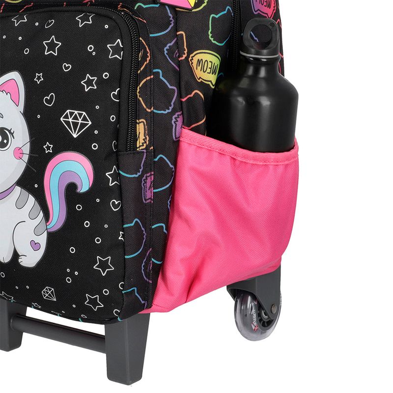 MOCHILA CON RUEDAS XTREME SET DE 3 PIEZAS BLACK CAT