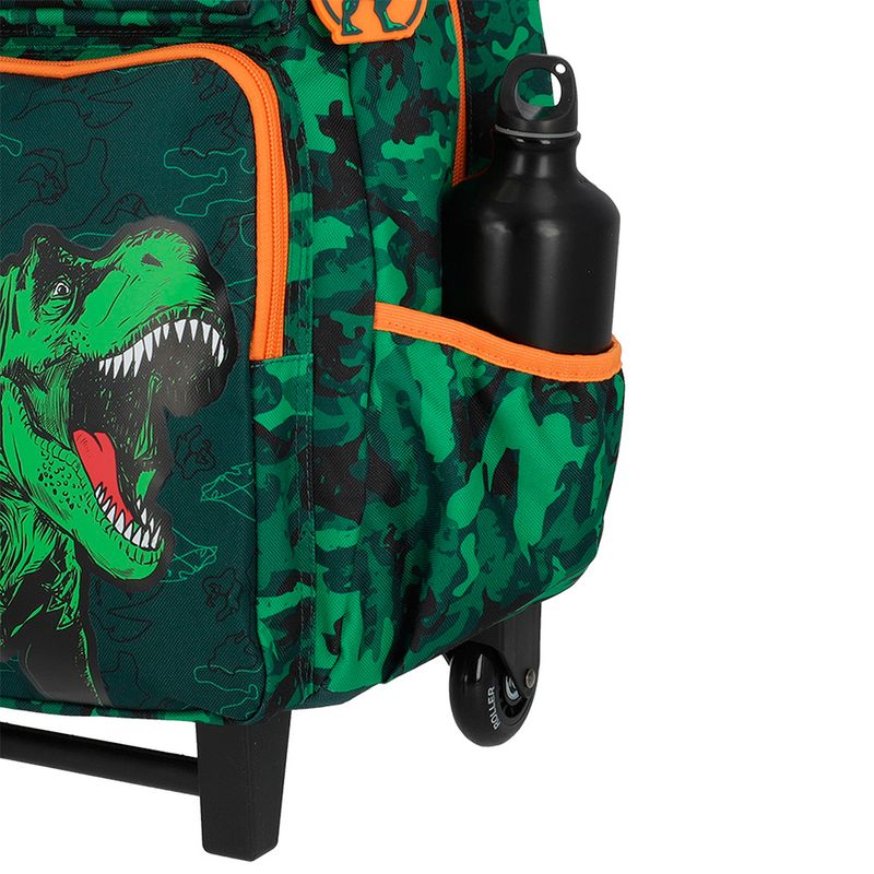 MOCHILA CON RUEDAS XTREME SET DE 3 PIEZAS GREEN DINO