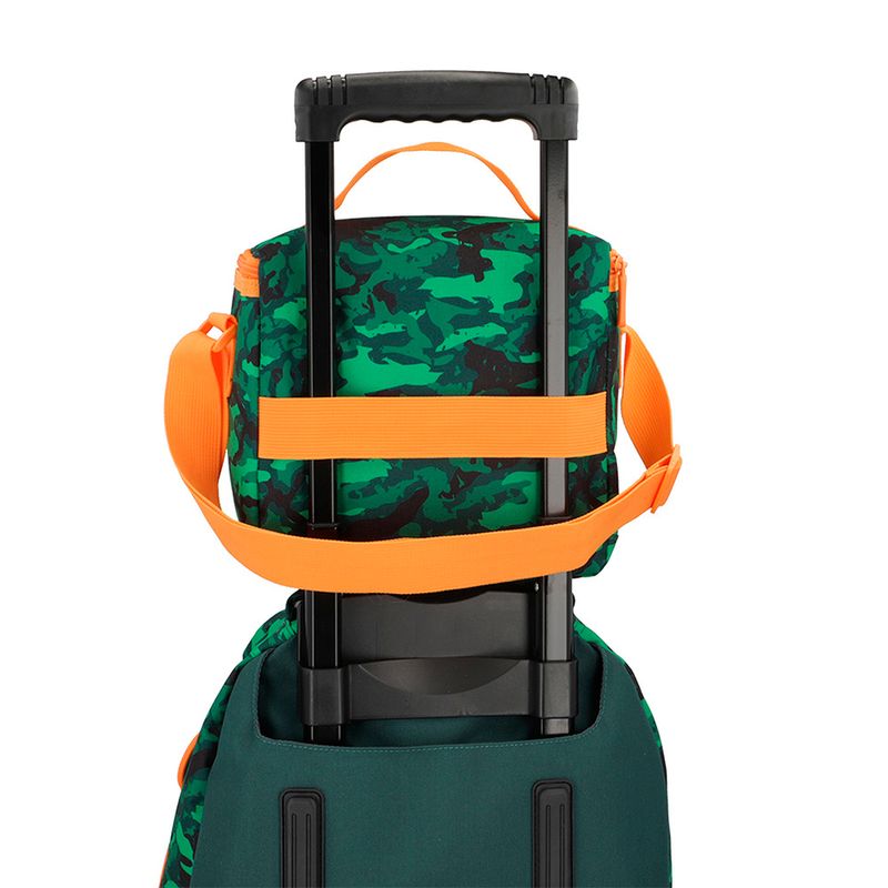 MOCHILA CON RUEDAS XTREME SET DE 3 PIEZAS GREEN DINO