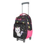 MOCHILA CON RUEDAS XTREME SET DE 3 PIEZAS BLACK CAT