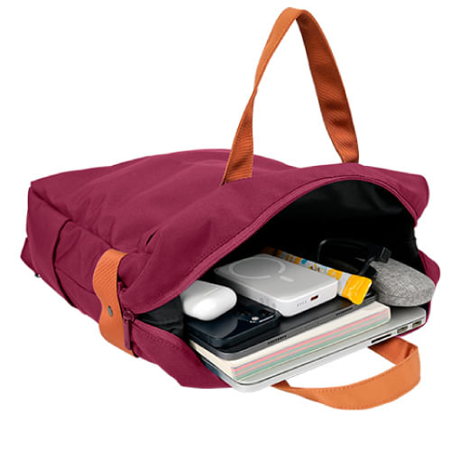 71496 - MOCHILA VORAGO BP-301 VINTAGE DOBLE USO LAPTOP 15 6 MARRON