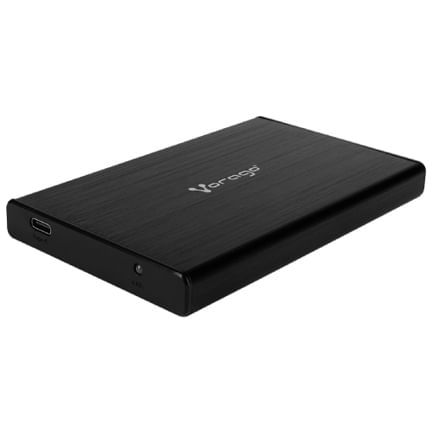 ENCLOSURE VORAGO HDD-202 DD 25 SATA USB TIPO C 31 NEGRO
