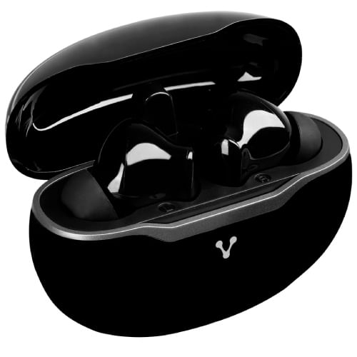 Audifonos Vorago bluetooth 53 con hasta 18 hrs de reproduccion controles tactiles funcion de manos libres y aplicacion movil para configuracion