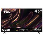 Televisor TCL Q5K 43 4K UHD Direct LED WiFi 24 GHz+Bluetooth v52 Dolby Atmos Google TV Multi Compatibilidad