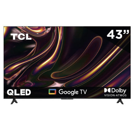 Televisor TCL Q5K 43 4K UHD Direct LED WiFi 24 GHz+Bluetooth v52 Dolby Atmos Google TV Multi Compatibilidad