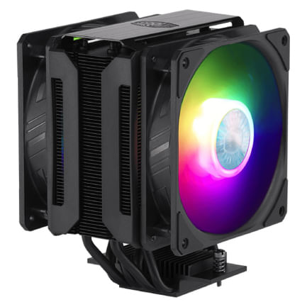 Disipador de Aire para CPU Cooler Master Stealth MA612 ARGB 120mm 2xFan Compatible 1200 1700 AM4 AM5 Negro