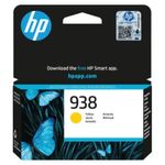 Tinta HP Original 938 Rendimiento 800 Páginas Color Amarillo