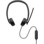 Audífonos Dell Pro Estéreo Diadema Alámbricos 20m Biauricular USB Windows MacOs Negro