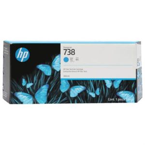 Tinta Hp Designjet 738 300Ml Color Cian Hpctifab392