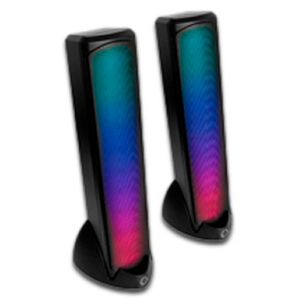 Bocinas Gamer Perfect Choice Rgb Bluetooth 3.5Mm Estéreo 2.0 Color Negro Mccbocab194