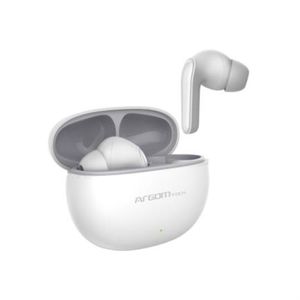 Audifonos Argomtech Inalámbricos Skeipods E20 Control Táctil Resistente Al Agua Color Blanco Awtacca0045