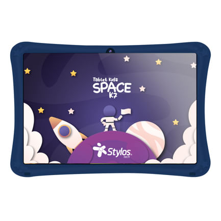 Tablet Stylos Space Kids 7 pulgadas Wi-Fi Panel HD 2GB RAM + 32GB ROM A A7  2MP Trasera 3500mAh USB C Azul