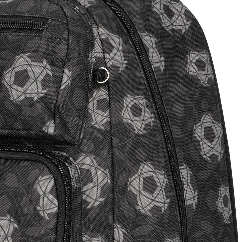 MOCHILA CON RUEDAS XTREME SET DE 3 PIEZAS BLACK FOOTBALL