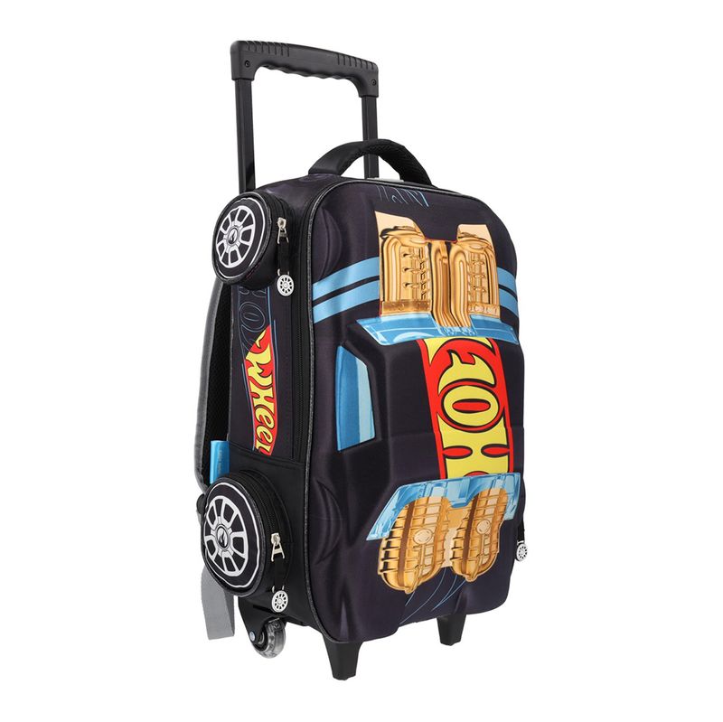MOCHILA CON RUEDAS PRIMARIA HOT WHEELS