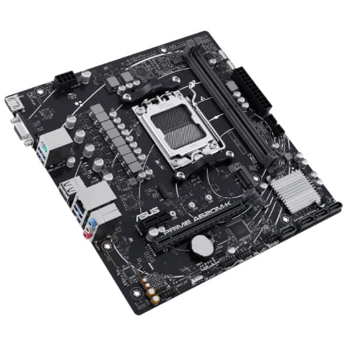 Tarjeta Madre Asus PRIME A620M-K 2xDDR5 96GB 6400Mhz HDMI VGA PCIe 40 M2 S AM5 Ryzen mATX