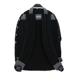 MOCHILA JUVENIL CHENSON COLORS NEGRA CON PUNTOS BLANCOS