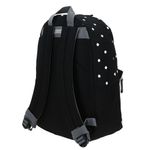 MOCHILA JUVENIL CHENSON COLORS NEGRA CON PUNTOS BLANCOS