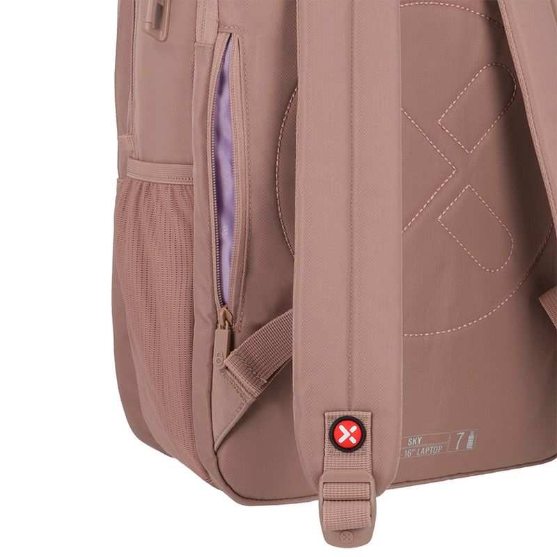 MOCHILA JUVENIL SKY DUSTY PINK