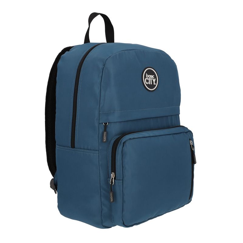 MOCHILA JUVENIL BASIC CITY AZUL