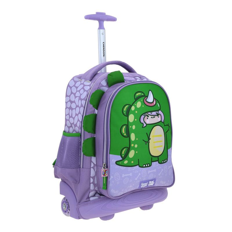 MOCHILA CON RUEDAS PRIMARIA VANIA BACHUR SUUPEER GIRL CHENSON