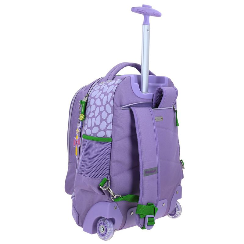 MOCHILA CON RUEDAS PRIMARIA VANIA BACHUR SUUPEER GIRL CHENSON