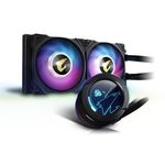 Enfriamiento Liquido para CPU Gigabyte Aorus Waterforce X 240mm RGB 20 Display LCD Compatible S 1200 1700 AM4 AM5 sTR4