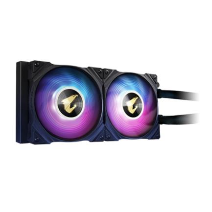 Enfriamiento Liquido para CPU Gigabyte Aorus Waterforce X 240mm RGB 20 Display LCD Compatible S 1200 1700 AM4 AM5 sTR4