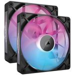 Ventilador para Gabinete Corsair iCUE Link RX140 RGB 140mm Magnetic 1700RPM Blanco Kit 2 Piezas