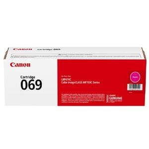 Cartucho De Toner Canon 069 Rendimiento 1900 Páginas Magenta Cactonab119