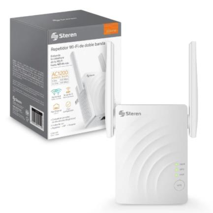 Ruteador Steren Wi-Fi Doble Banda 24GHz-5GHz Hasta 40m de Cobertura