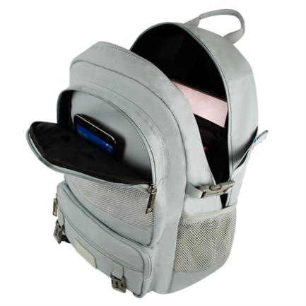Mochila Perfect Choice Estilo Outdoors Nomad para Laptop 15"-17" Color Gris