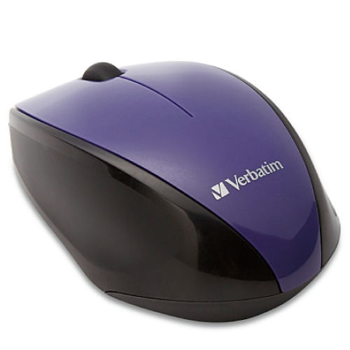 71953 - Mouse VERBATIM Inalambrico BlueLED - Purpura