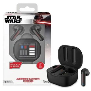 Audífonos Steren Freepods Touch Tws Star Wars Manos Libres Bluetooth Color Negro Sqcaudab014