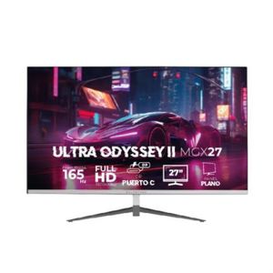 Monitor Gamer Balam Rush 27" Plano Ultra Odyssey Ii Mgx27 Fhd 1920X1080 Va 165Hz 1Ms Hdmi/Dp/Usb-C 15W/3.5Mm Blanco Akhmoiab010