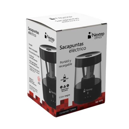 Sacapuntas Nextep Electrico Portatil y Recargable con Autostop