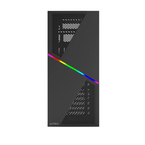 Gabinete Acteck Media Torre Draco GM450 Max MB ATX Fuente ATX 500w Advanced Series Negro