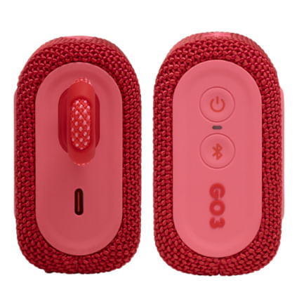 Altavoz Bluetooth Portatil JBL GO 3 con Bateria de 5 horas y Resistente al Agua Camuflaje Color Rojo